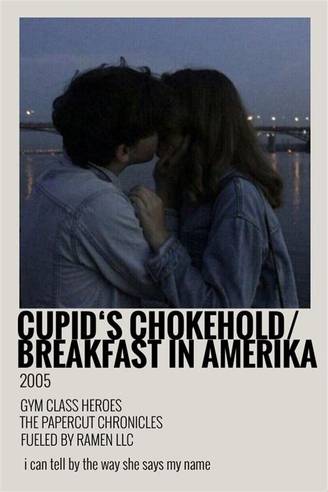 „Cupid‘s Chokehold / Breakfast In America“ Polaroid Poster