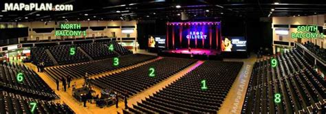 Cardiff International Utilita Arena seat numbers detailed seating plan - MapaPlan.com