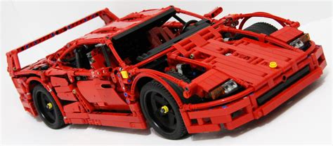 This Lego Ferrari F40 is the coolest | Lego cars, Ferrari f40, Lego wheels