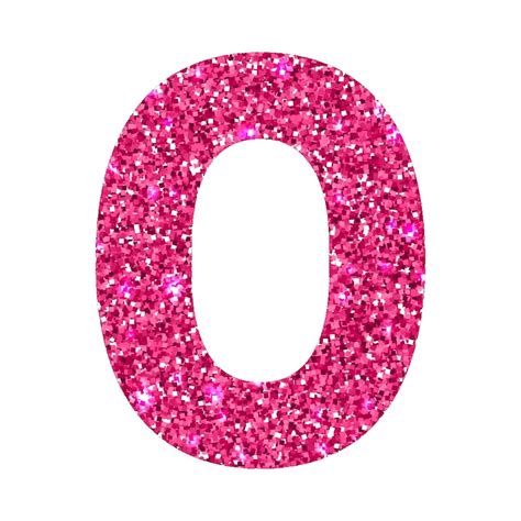 Pink Glitter Letters and Numbers PNG | Etsy Australia