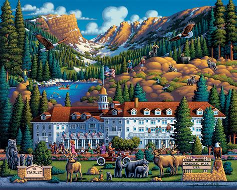 Rocky Mountain National Park, 500 Pieces, Dowdle Folk Art | Puzzle ...