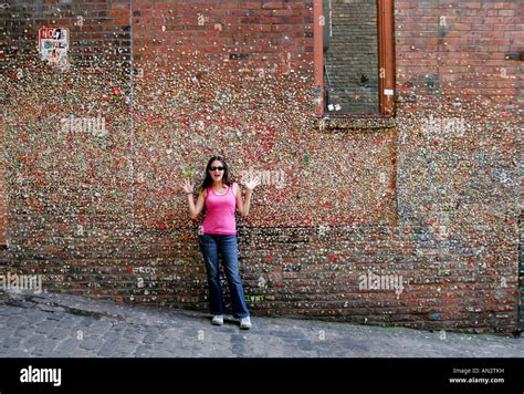 Bubble Gum Wall Seattle USA Stock Photo - Alamy