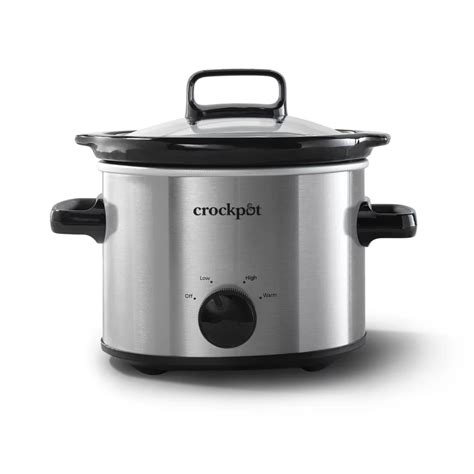 Crockpot™ 2-Quart Classic Slow Cooker, Small Slow Cooker, Stainless Steel | Crock-Pot