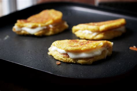 Fresh Corncakes with Cheese | Cachapas | Global Table Adventure