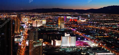 Las Vegas skyline panorama at night Stock Photo by ©rabbit75_dep 6816446