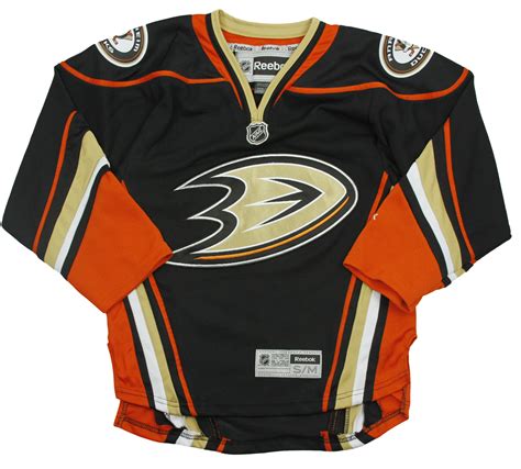 Reebok NHL Hockey Youth Anaheim Ducks Alternate Premier Jersey - Black ...