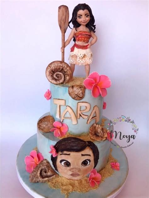 Moana cake | Moana cake, Birthday cake kids, Half birthday cakes