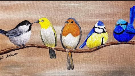 Easy Bird Paintings