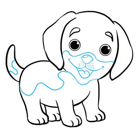 How to Draw a Puppy - Really Easy Drawing Tutorial | Dog drawing tutorial, Puppy drawing easy ...