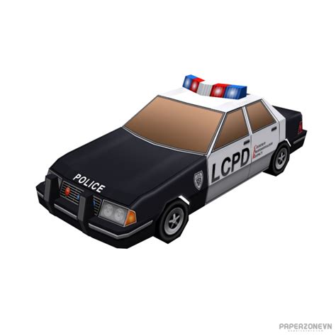 Road vehicles [GTA: Chinatown Wars] Police Car | Paperzone VN