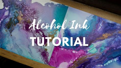 alcohol ink resin art tutorial videos