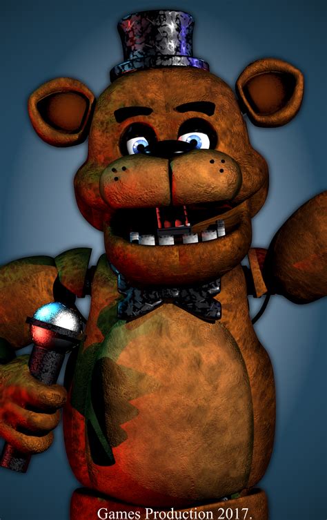 Freddy Fazbear - Render Remake : r/fivenightsatfreddys