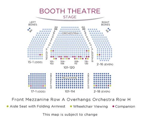 Cabot Theater Seating Chart