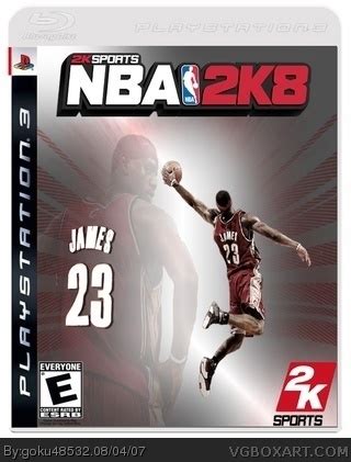 NBA 2K8 PlayStation 3 Box Art Cover by goku48532