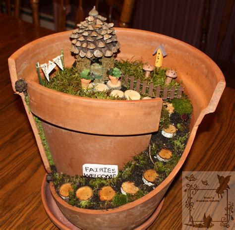 Terra Cotta Pot Fairy Garden | Fairy garden pots, Fairy garden diy ...