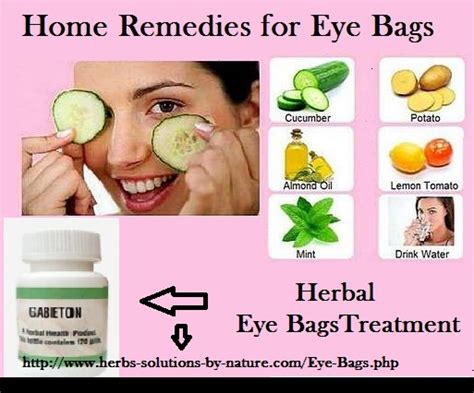 Easy and Quick Home Remedies for Eye Bags - Herbs Solutions By Nature Blog