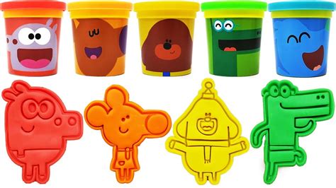 Hey Duggee British Animation Play-Doh Molds and Toys for Roly, Norrie, Duggee, and Happy Tag ...