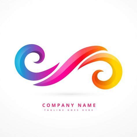 Logo abstracto hecho con remolinos de colores Vector Gratis Create A ...