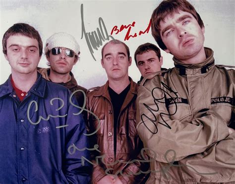 Oasis Band-Signed Photo - BHP Collectibles