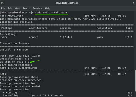 How to install and use Yarn Node.js Package Manager on CentOS 8 – VITUX