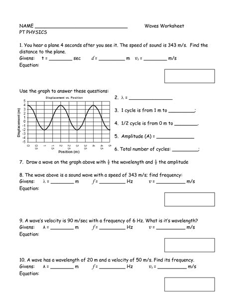 12 Sound Energy Worksheets / worksheeto.com