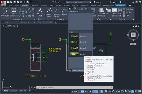 Mechanical Toolset in Autodesk AutoCAD | Features