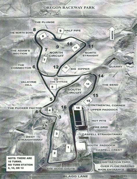 Track Info & Map | Oregon Raceway Park