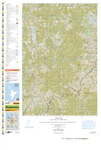 Buy BH31 Whangamomona Topographic Map by Land Information New Zealand (2009) – The Chart & Map Shop