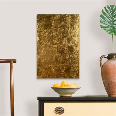 Gold Leaf Canvas Art Print | eBay