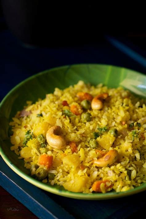 poha upma recipe, how to make vegetable poha upma recipe