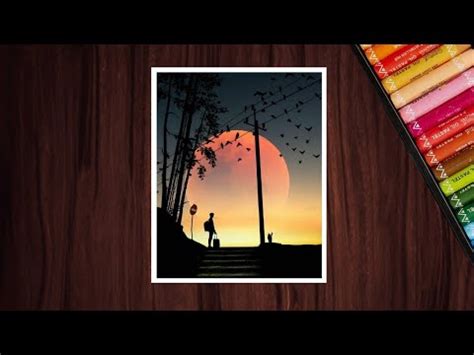 Realistic Sunset Drawing Sketch : Pin On Srini - The horizon is the point at which the 5.