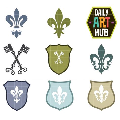 Royal Symbols Clip Art Set – Daily Art Hub // Graphics, Alphabets & SVG