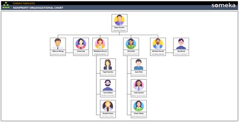 Nonprofit Organizational Chart | Free Template