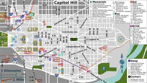 Washington Capitol Map