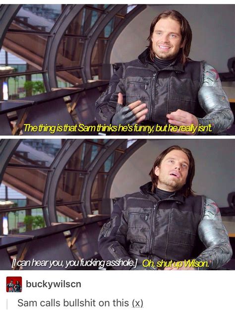 Sam and Bucky jokes part 1/2 // Bucky Barnes, Sam Wilson, the falcon ...