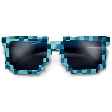 8-Bit Pixelated MineCraft Video Game Inspired Sunglasses – Sunglass Spot