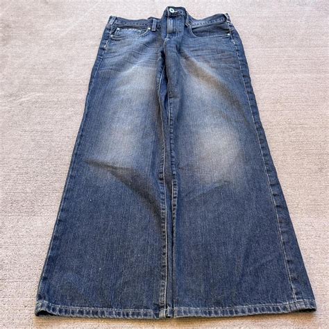 2000s Baggy Wide Leg Jeans Such a nice wash,... - Depop