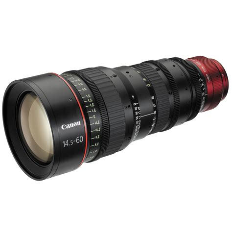 Canon CN-E 14.5-60mm T2.6 L S Cinema Zoom Lens with EF 6141B002