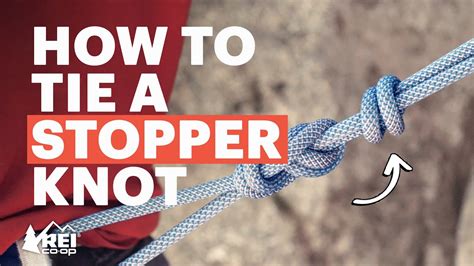 Rock Climbing: How to Tie a Stopper Knot - YouTube