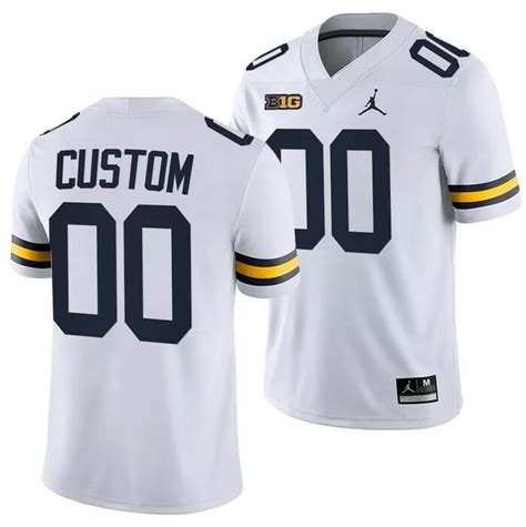 New Michigan Football Jersey Custom