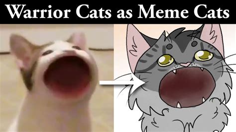 Warrior Cats as Meme Cats (Speed Draw) - YouTube