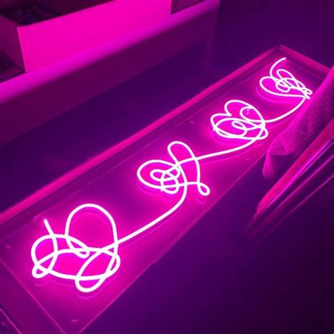 BTS Love Yourself Neon Sign Led Light Custom Neon Sign | Etsy