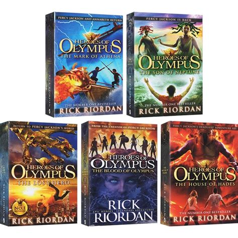 Heroes of Olympus (5 Books) Original | Shopee Singapore