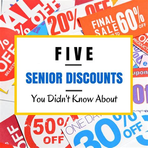 Top 5 Senior Discounts You Didn't Know About #seniordiscounts #seniors #seniorcare | Senior ...