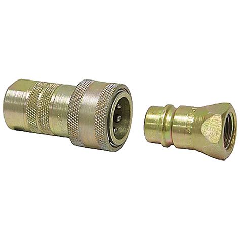 1/2" NPT Quick Coupler F/F Safeway S20-4 | Quick Coupler Pairs | Hydraulic Quick Couplers ...