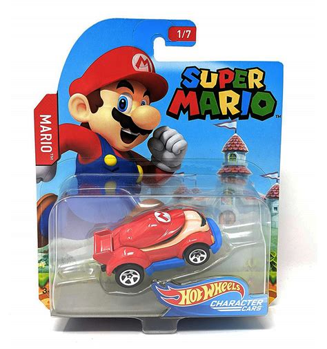 Hot Wheels Super Mario Character Cars Mario Vehicle 1/7 – Toys Onestar