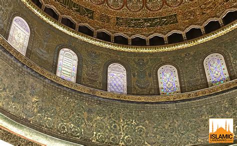 Interior of The Dome of the Rock - IslamicLandmarks.com