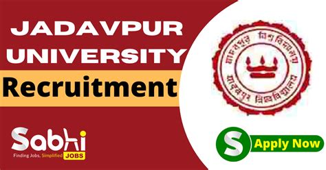 Jadavpur University Recruitment 2024 Latest Jobs @ Jaduniv.edu.in