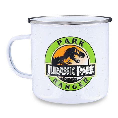 Jurassic Park Ranger 21-Ounce Enamel Camper Mug | Oriental Trading