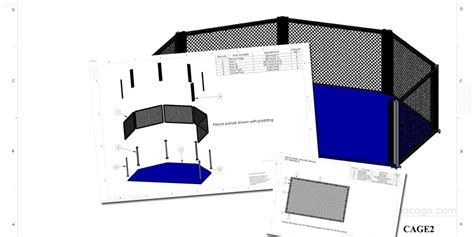 MMA TRAINING CAGE PLANS